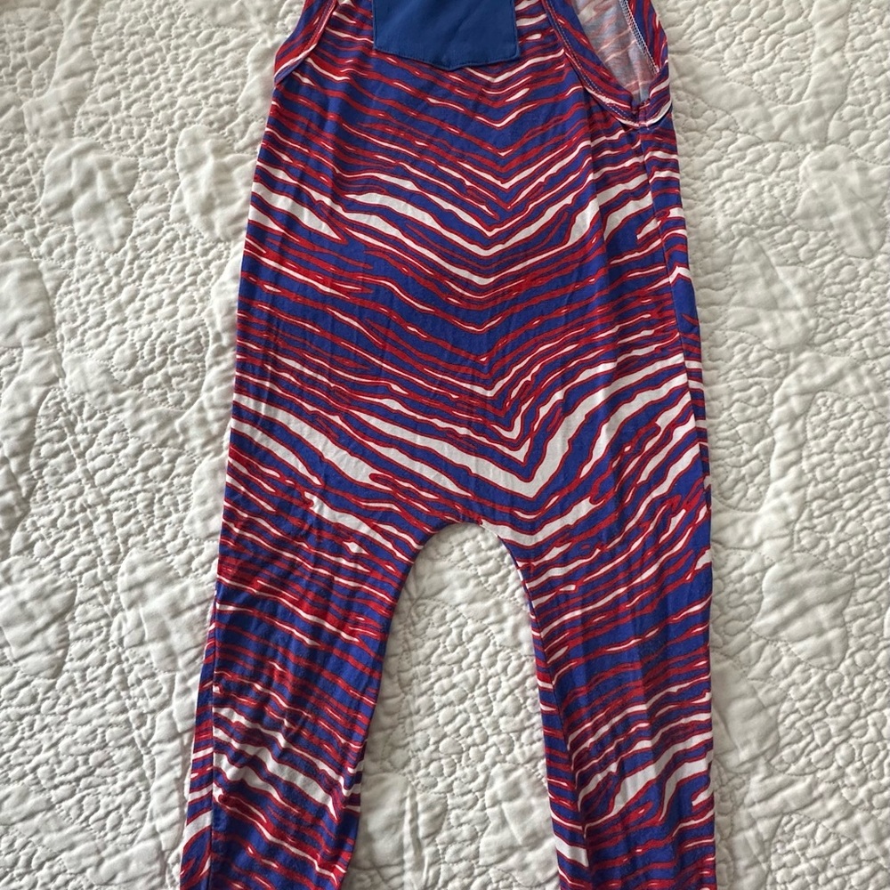 Bivaly Buffalo Bills Zubaz print overalls